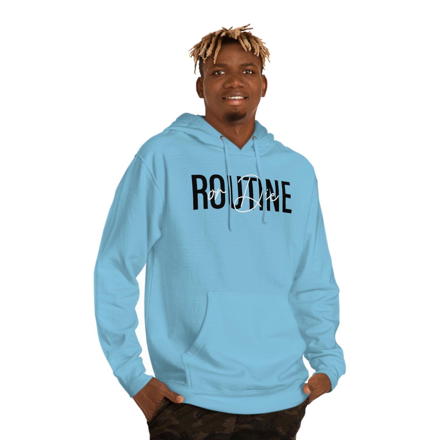 Routine or Die | Unisex Hooded Sweatshirt | What's the Rule