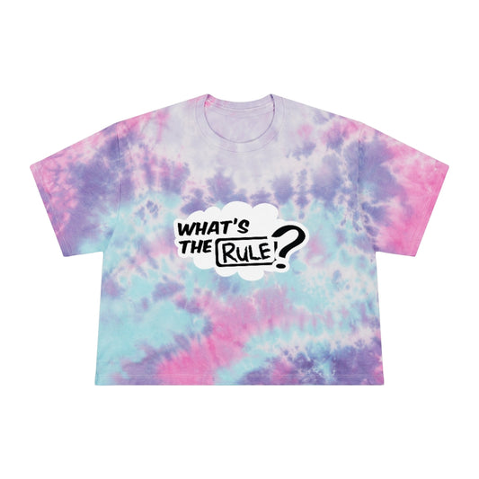 What's the Rule Women's Tie-Dye Crop Tee