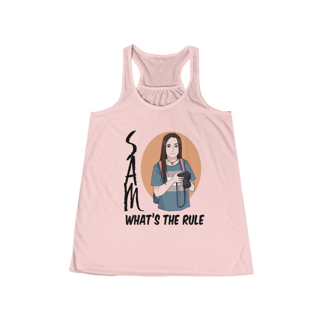 Sam WTR Women's Flowy Racerback Tank What's the Rule