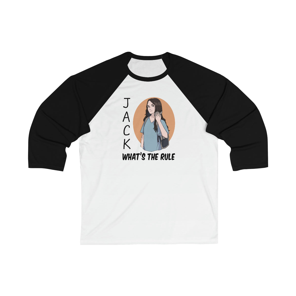 Jack WTR Unisex 3\4 Sleeve Baseball Tee