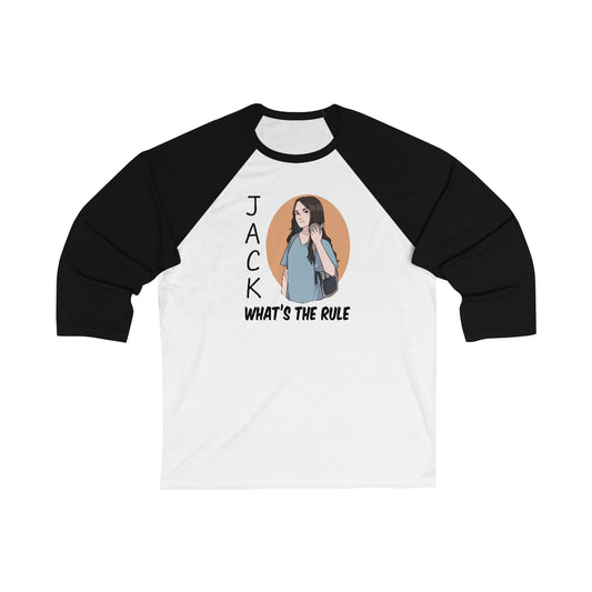 Jack WTR Unisex 3\4 Sleeve Baseball Tee