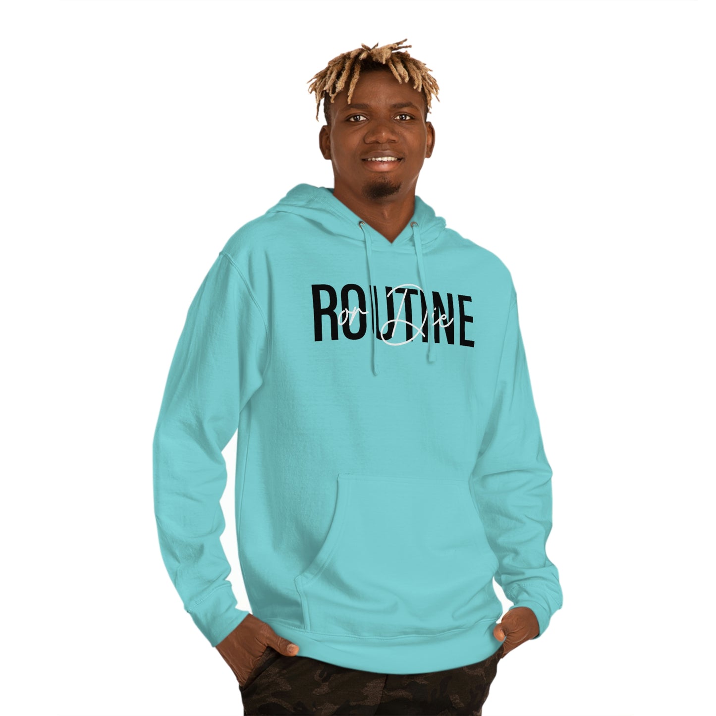 Routine or Die | Unisex Hooded Sweatshirt | What's the Rule