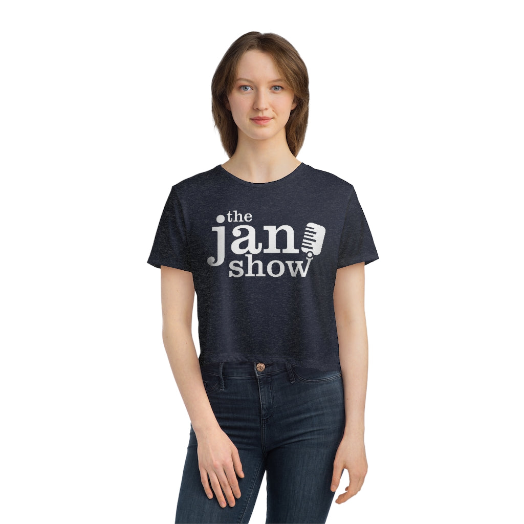 The Janoshow | Women's Flowy Cropped Tee