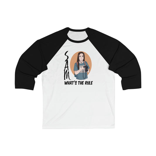 Sam Character WTR Unisex 3\4 Sleeve Baseball Tee