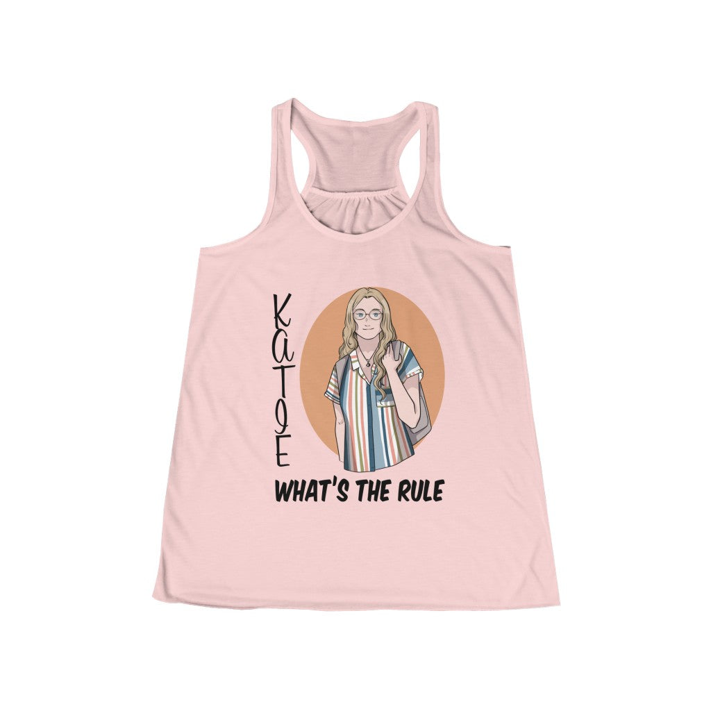 Katie | Women's Flowy Racerback Tank | What's the Rule